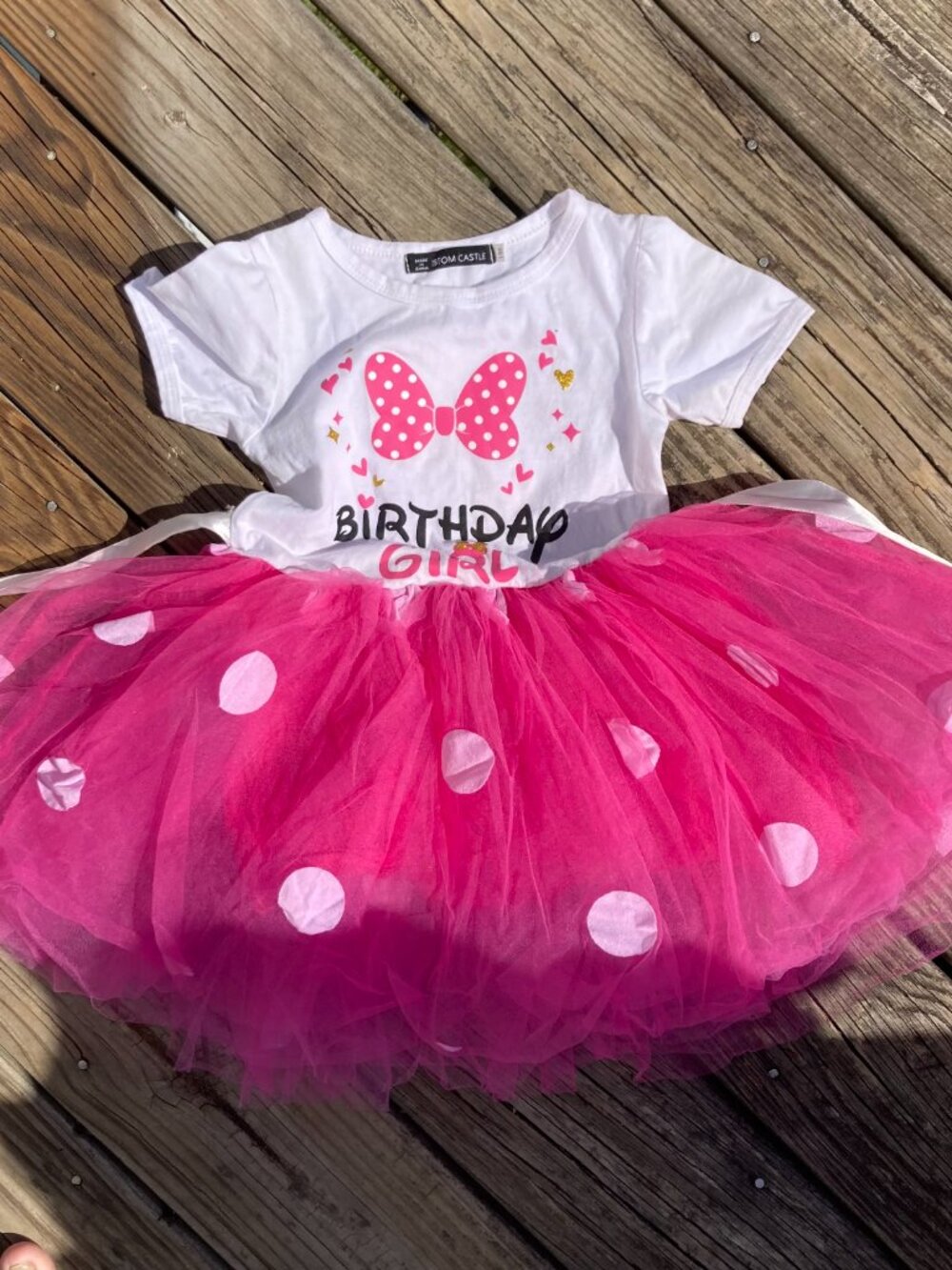 Disney Minnie Mouse “Birthday Girl” Tutu Dress – Size 3T